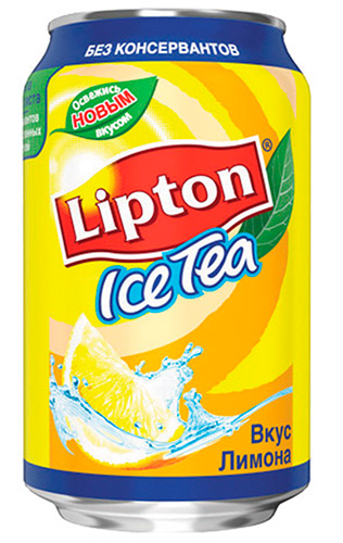 картинка "Lipton" Ice Tea - лимон ж/б 0,33 л х 12 шт. 