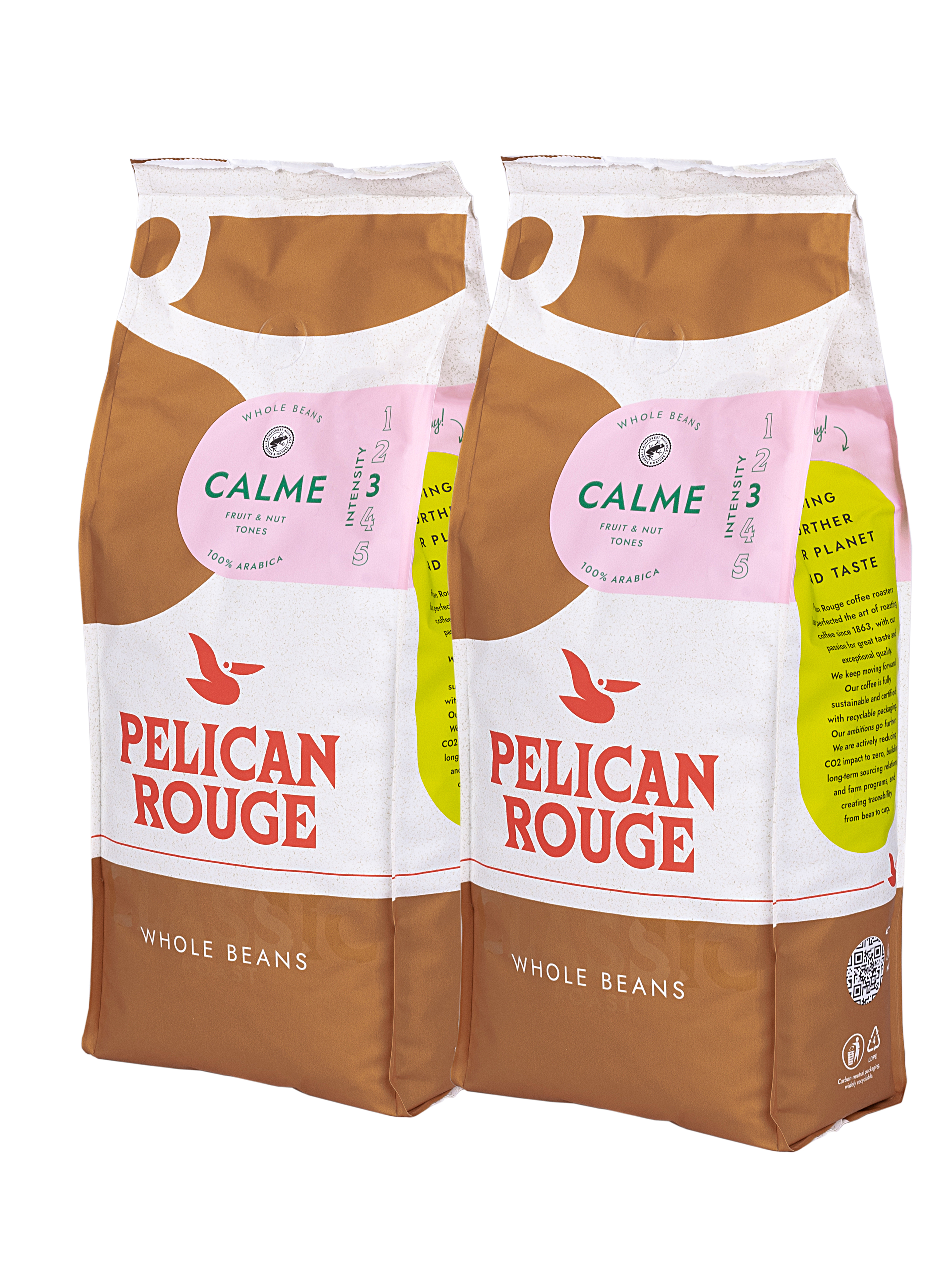 картинка Кофе в зернах PELICAN ROUGE "CALME" (А-100) 1000 г по 2 шт. 