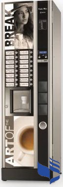 картинка Кофейный автомат "KIKKO MAX ES6E-R/RUSQ" 54х186 (зерн.кофе+4 растворимых) DRY SUGAR TG с помпой 
