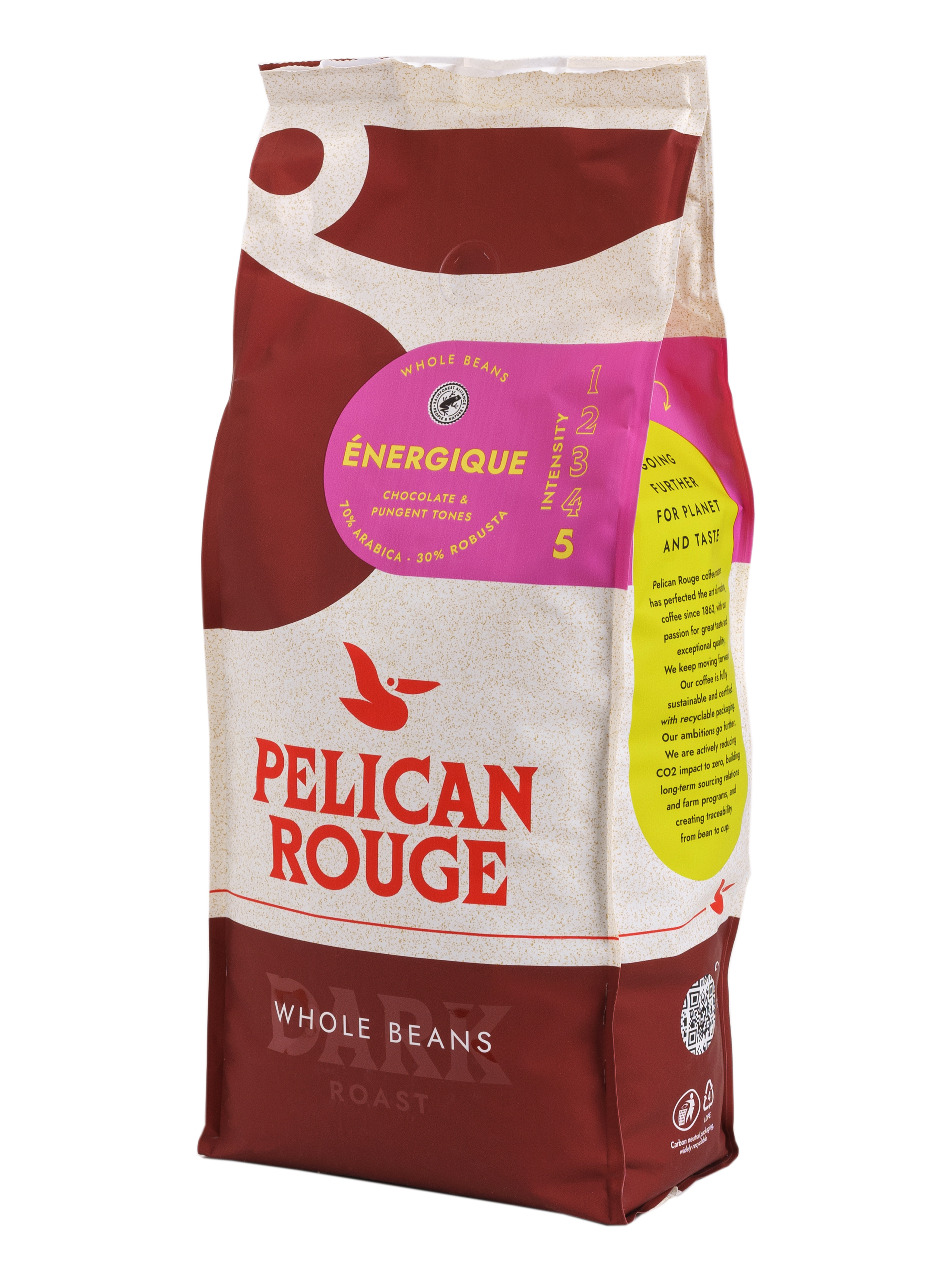 Кофе в зёрнах PELICAN ROUGE "ENERGIQUE" (А-70) 1кг