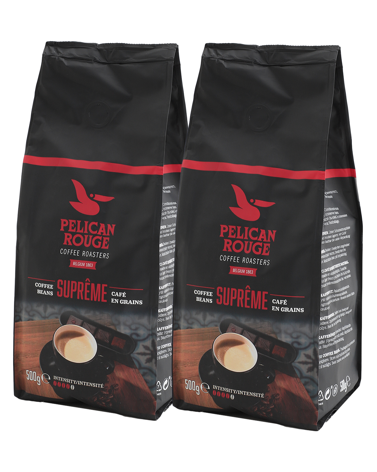 картинка Кофе в зернах PELICAN ROUGE "SUPREME" (А-60) UTZ 500 г по 2 шт 