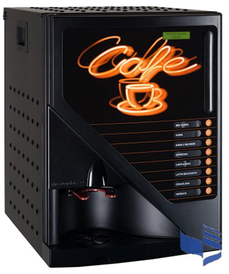 картинка Автомат RHEAVENDORS CINO XS E4 R2(зерн.кофе+2 растворимых, 2микс, помпа) 