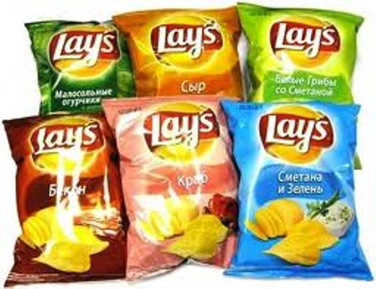 картинка "Лейз" - картофельные чипсы Микс 6 вкусов 50 г х 28 шт. 