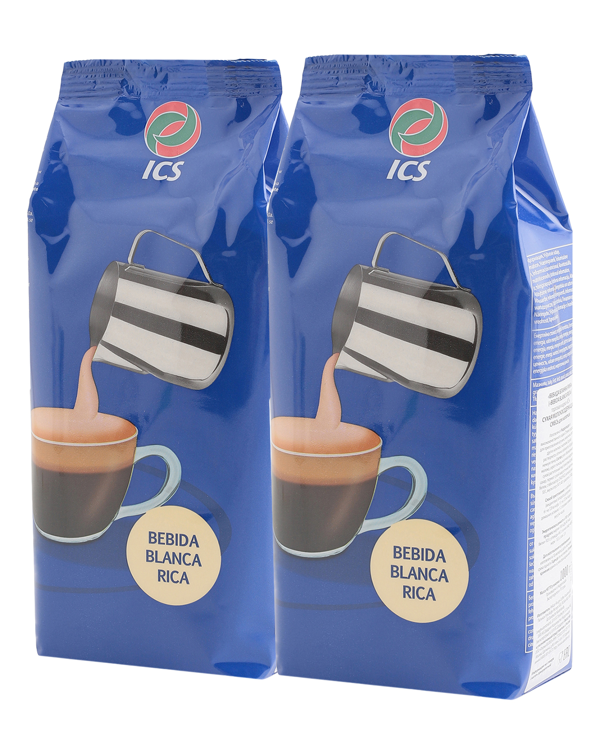 картинка Молокосодержащая сухая смесь для напитков ICS "BEBIDA BLANCA RICA" 1000 г по 2 шт 