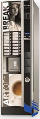 Кофейный автомат "KIKKO MAX ES6E-R/RUSQ" 54х186 (зерн.кофе+4 растворимых) DRY SUGAR TG с помпой