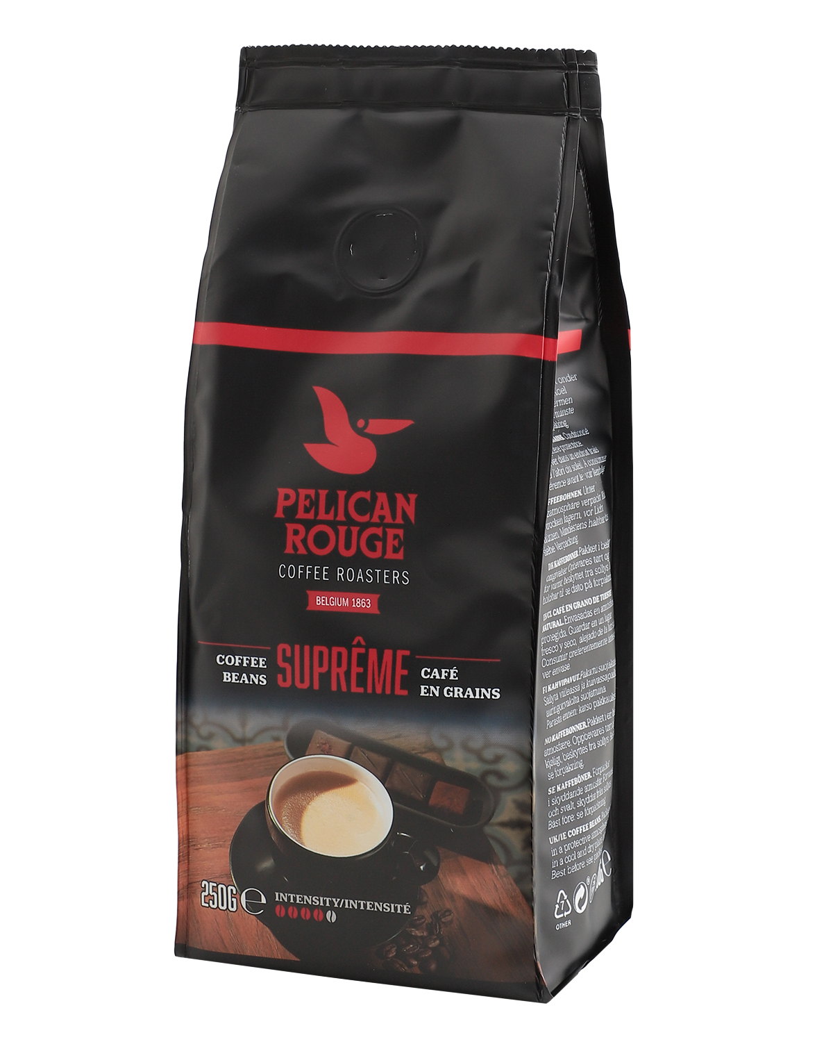 картинка Кофе в зернах PELICAN ROUGE "SUPREME" (А-60) UTZ 250 г 
