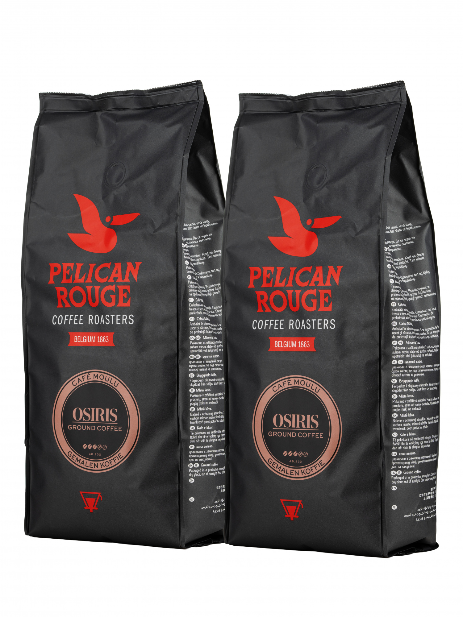 Кофе молотый PELICAN ROUGE "OSIRIS" (A-80) набор из 2 шт по 1 кг
