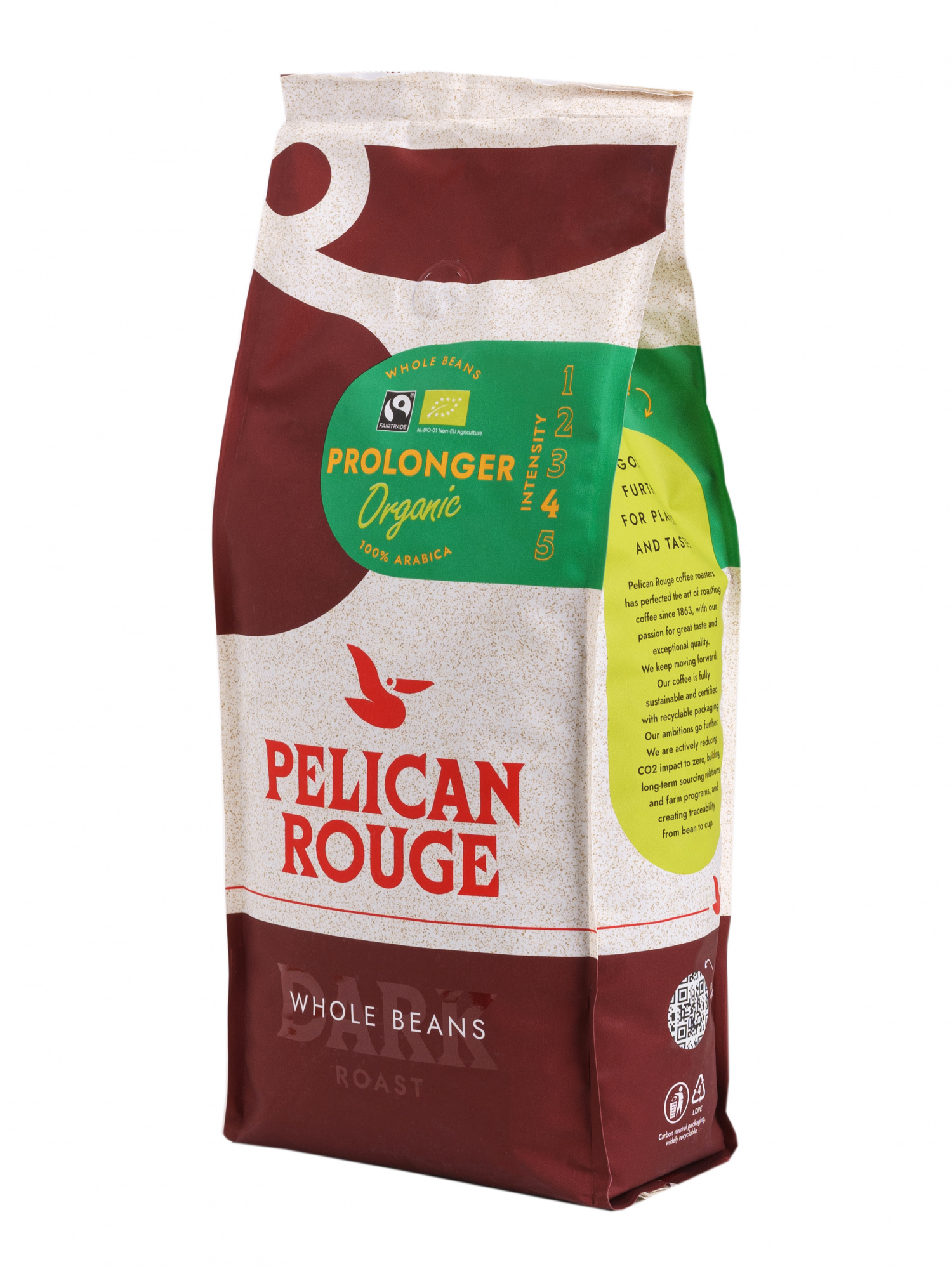 Кофе в зёрнах PELICAN ROUGE "PROLONGER" (А-100) 1кг 