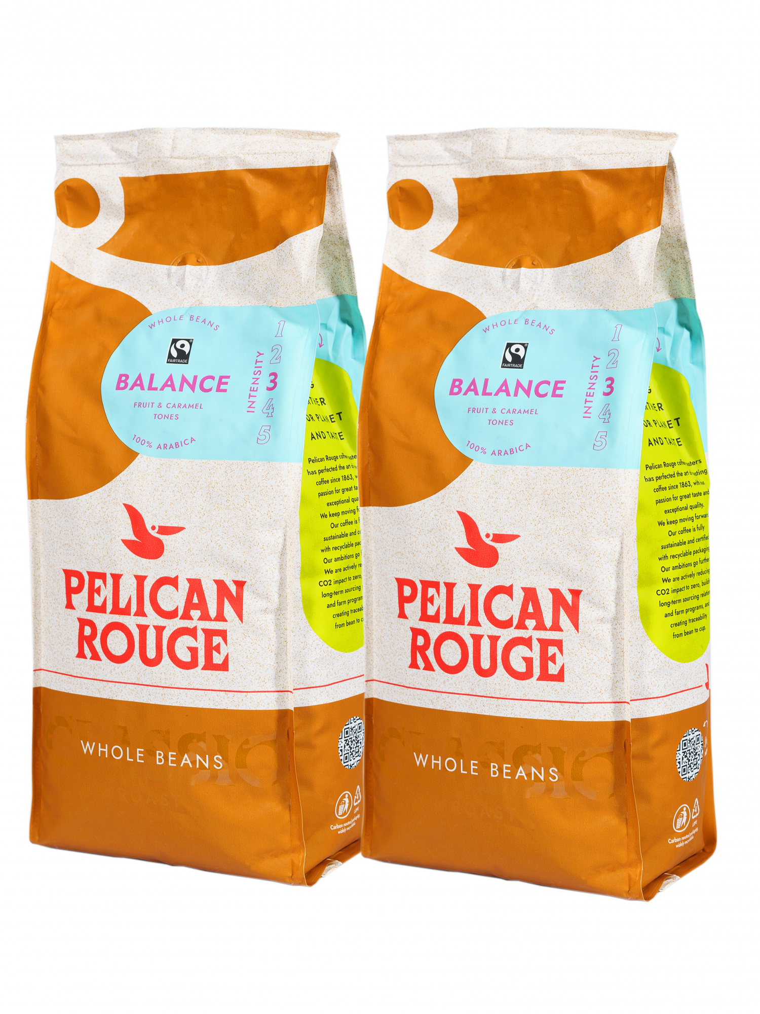 Кофе в зёрнах PELICAN ROUGE "BALANCE" (А-100) набор из 2 шт по 1 кг