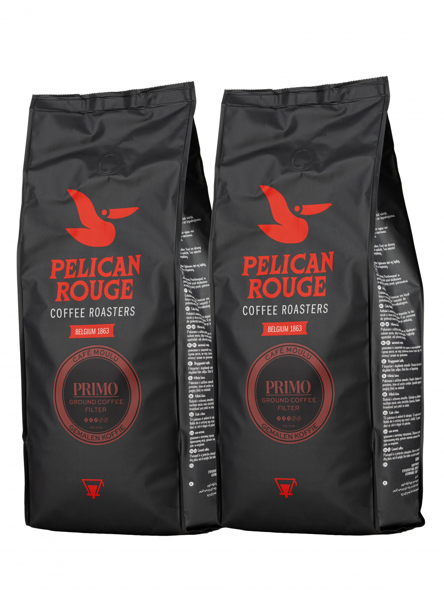 Кофе молотый PELICAN ROUGE "PRIMO" (A-50) набор из 2 шт по 1 кг